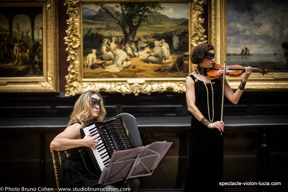 spectacle violon Duo Chantilly