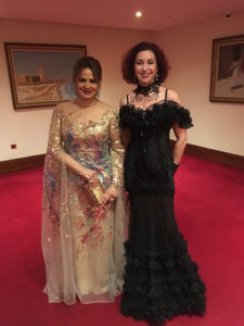 Avec lla Princesse Al-Thani, Doha, Quatar